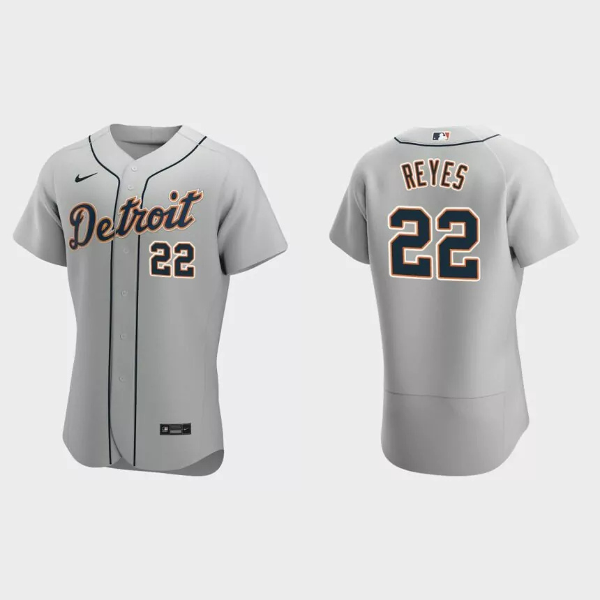 Victor Reyes #22 Detroit Tigers Authentic Road Jersey – Gray.jpg
