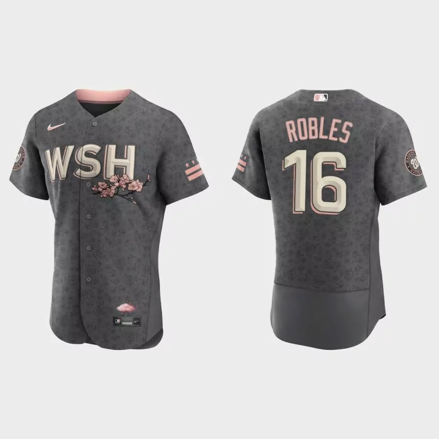 Victor Robles Washington Nationals 2022 City Connect Authentic Jersey – Gray