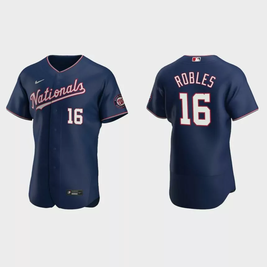 Victor Robles Washington Nationals Authentic Alternate Jersey – Navy