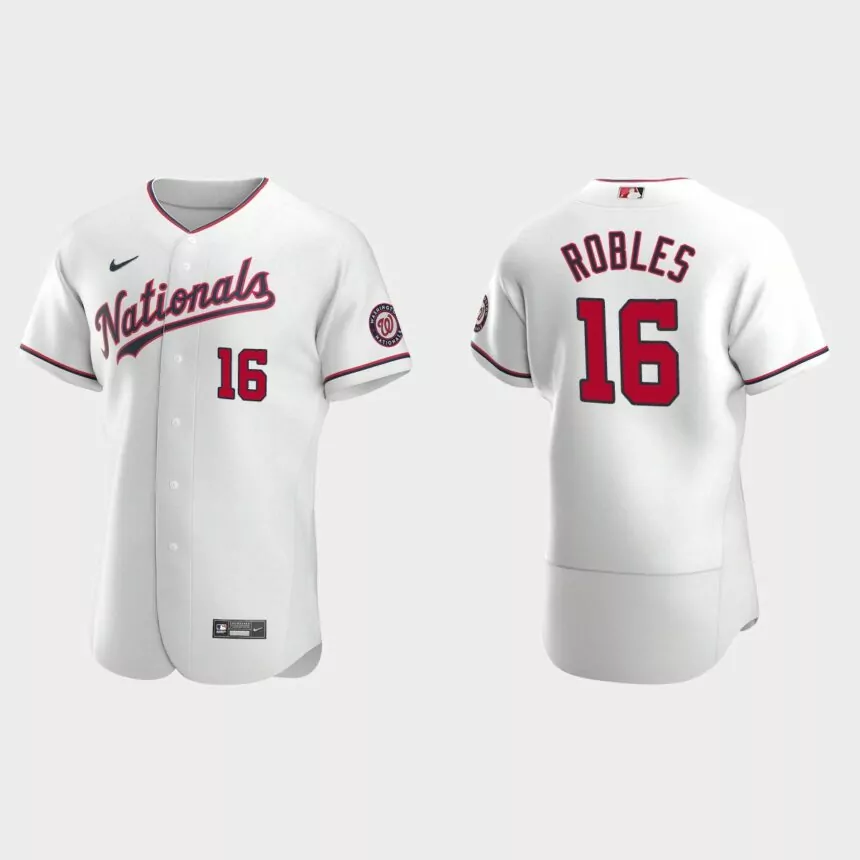 Victor Robles Washington Nationals Authentic Alternate Jersey – White