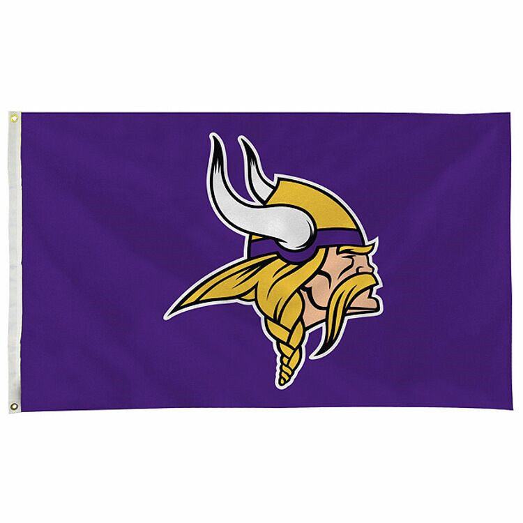 Vikings Flag Purple Size 3X5Ft