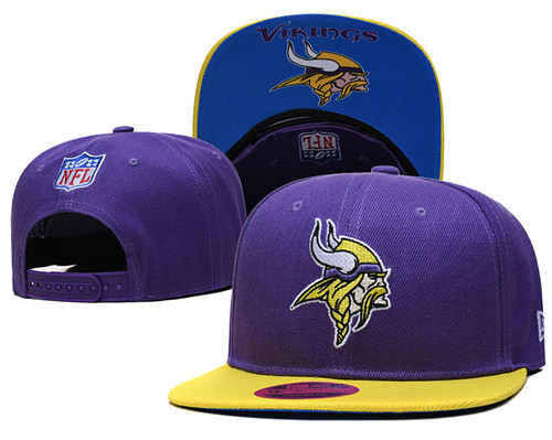 Vikings Purple Snapback Hat --TX