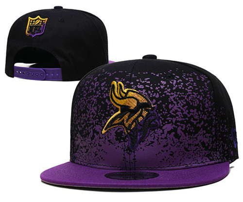 Vikings Snapback Hat Purple -YD