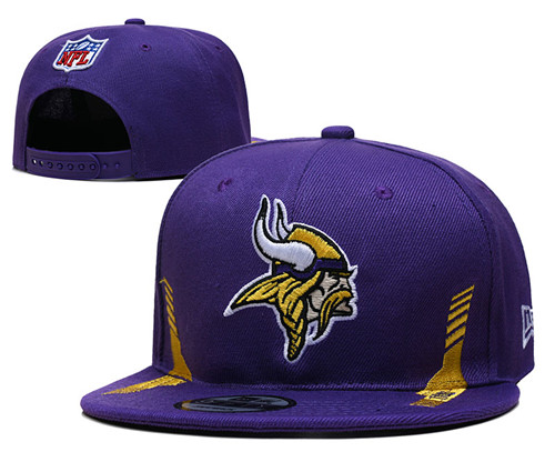 Vikings Team logo Snapback Hat--YD