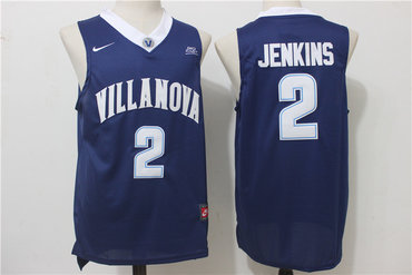 Villanova Wildcats 2 Kris Jenkins Navy College Basketball Jersey