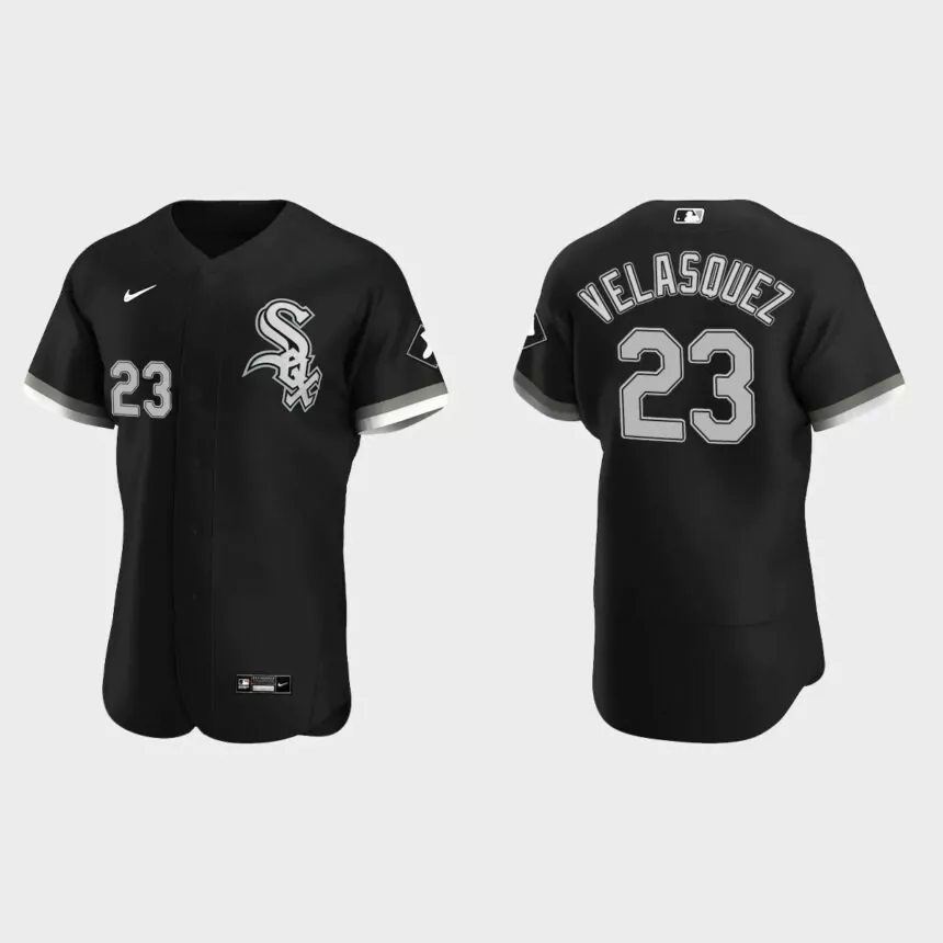 Vincent Velasquez Chicago White Sox Authentic Alternate Jersey – Black