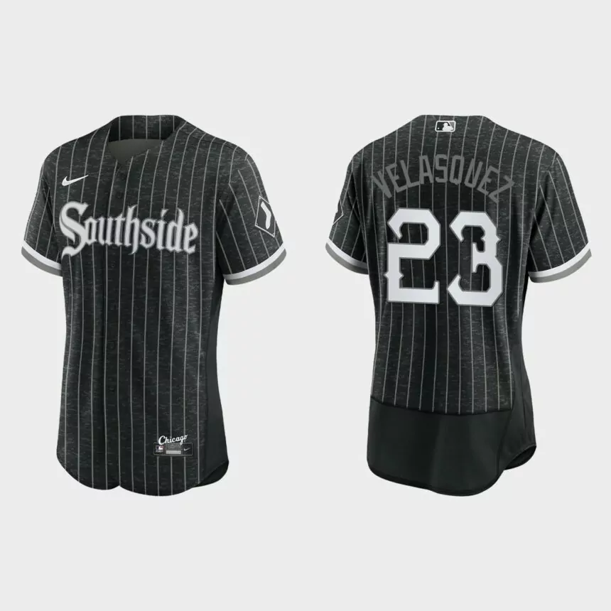 Vincent Velasquez Chicago White Sox City Connect Authentic Jersey – Black