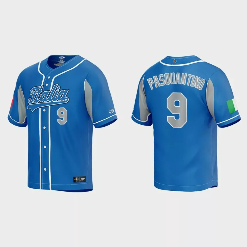Vinnie Pasquantino Italy Baseball 2023 World Baseball Classic Jersey – Royal