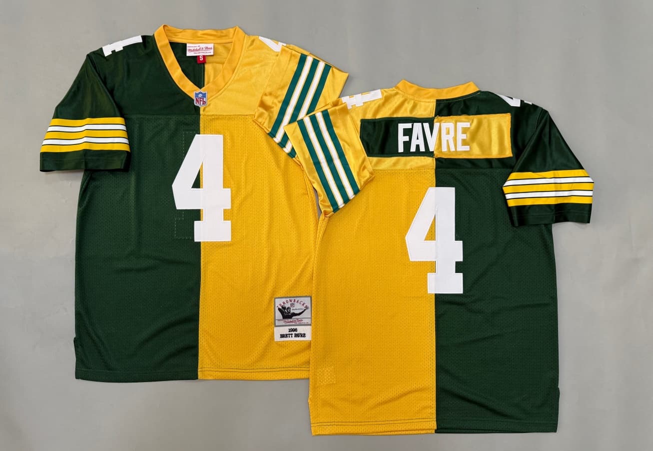 Vintage Brett Favre #4 Green Bay Packers  NFL Football  Jersey