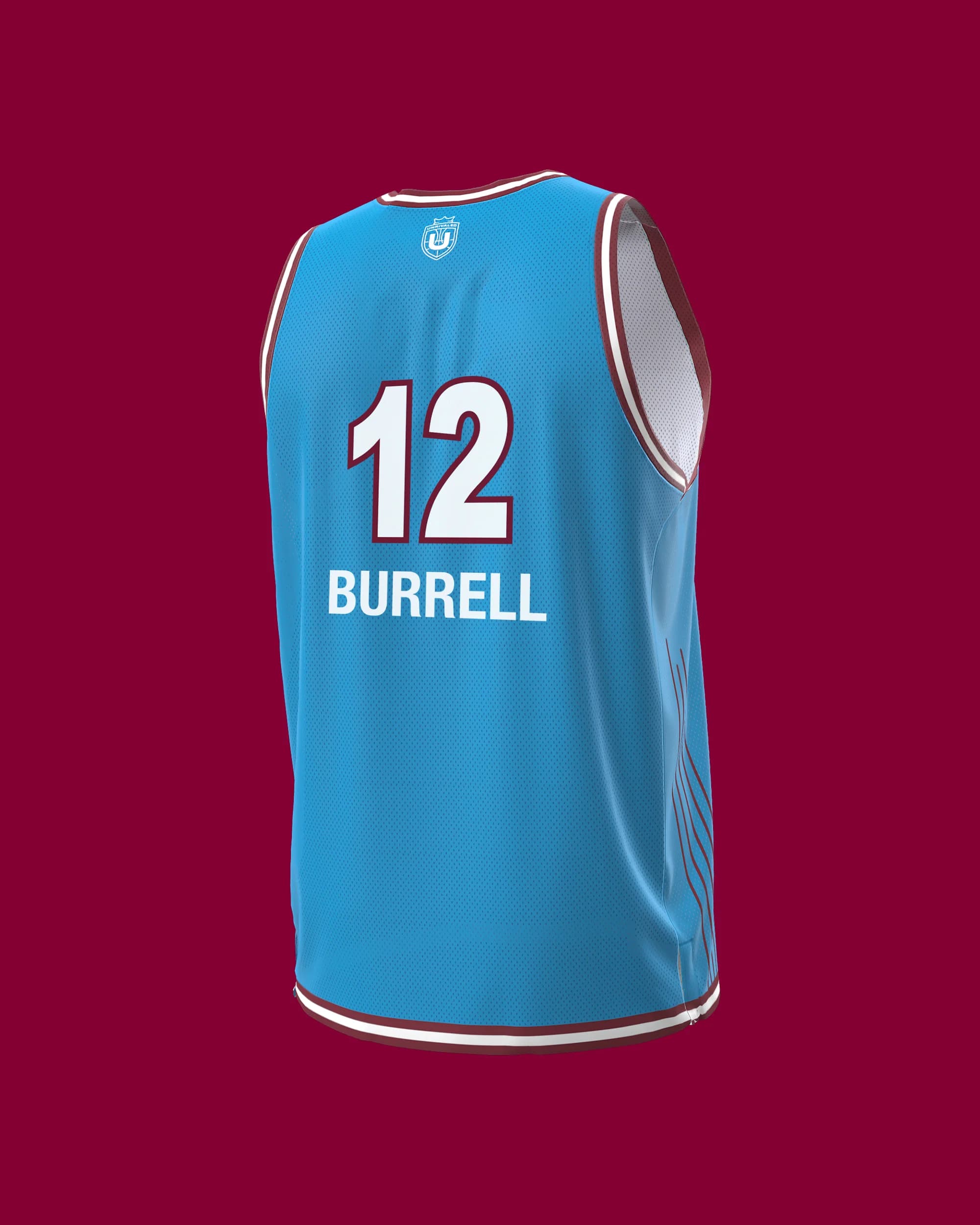 Vinyl Basketball Club Under Armour Jersey Rae Burrell  #12
