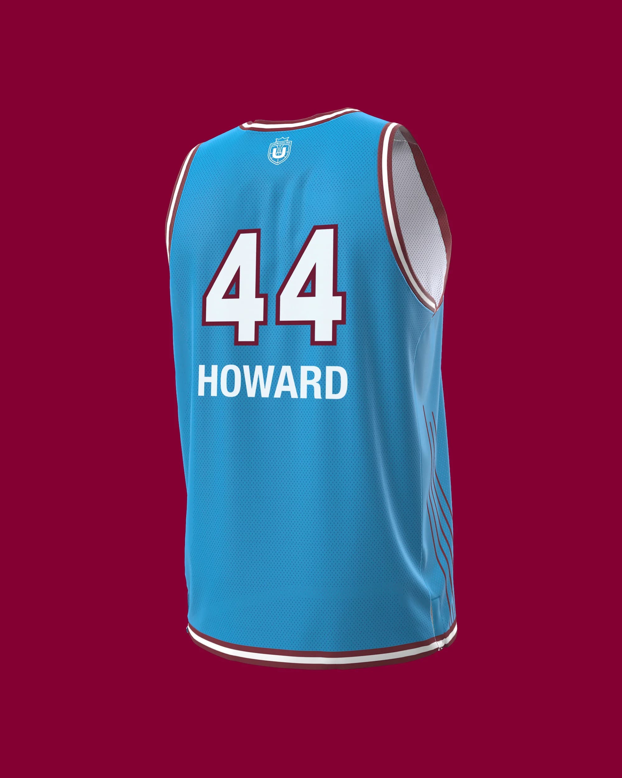 Vinyl Basketball Club Under Armour Jersey Rhyne  Howard #44