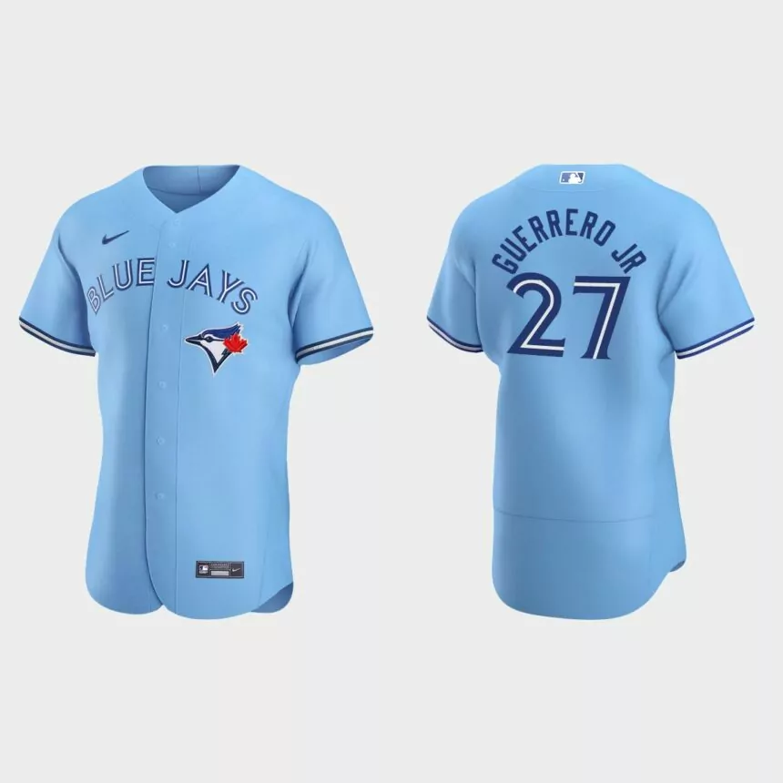 Vladimir Guerrero Jr. #27 Toronto Blue Jays Authentic Alternate Jersey – Powder Blue