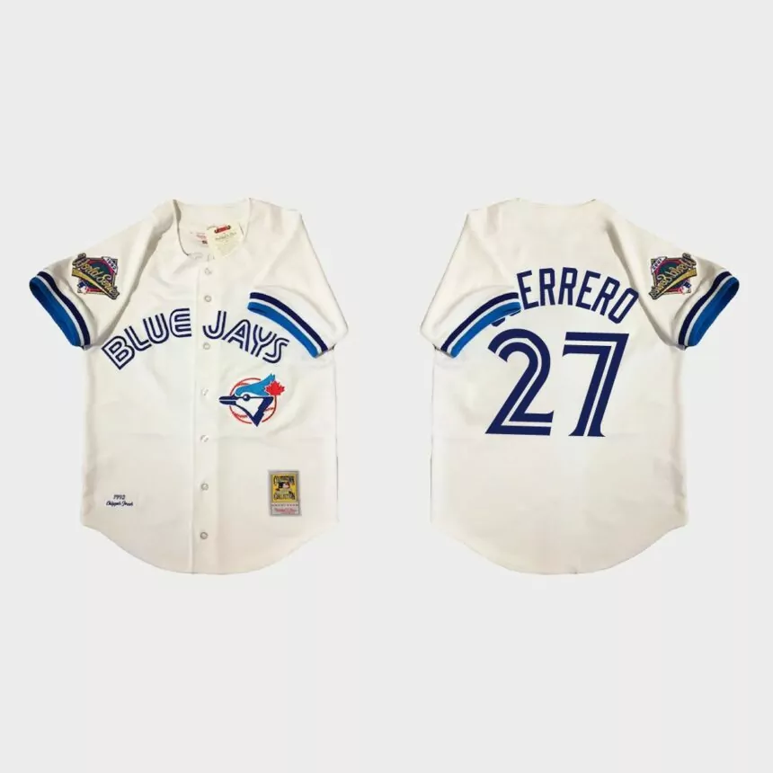 Vladimir Guerrero Jr. Toronto Blue Jays 1992 Authentic Jersey – White