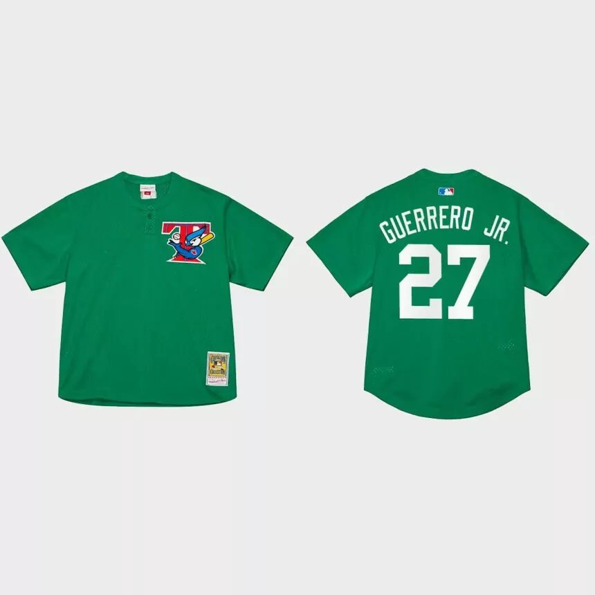 Vladimir Guerrero Jr. Toronto Blue Jays St. Patrick’s Day Authentic Jersey – Green