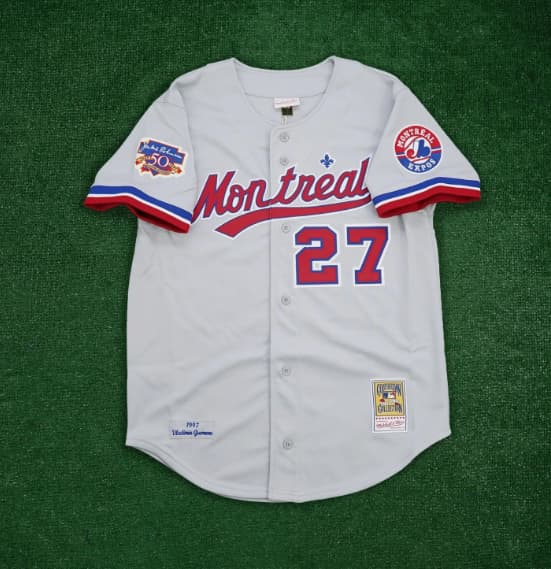 Vladimir Guerrero Mitchell & Ness 1997 Montreal Expos Authentic Road Jersey