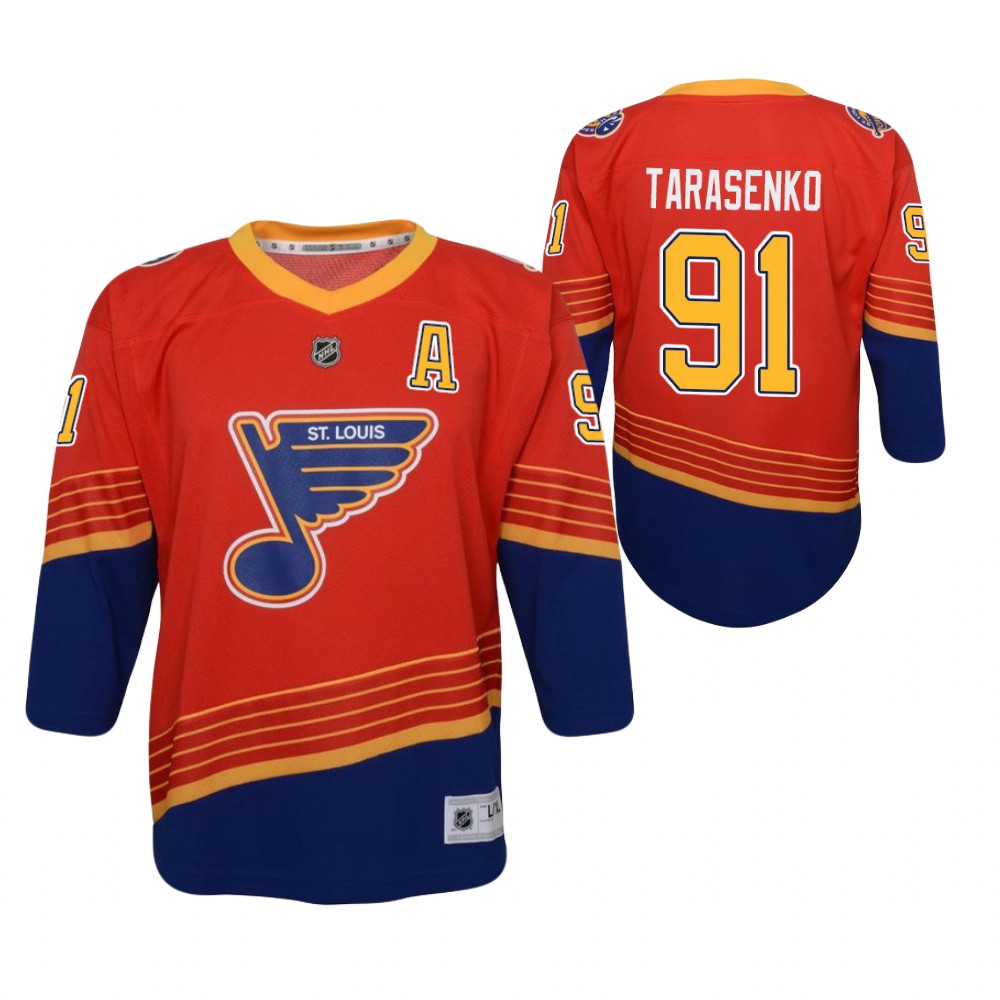 Vladimir Tarasenko St. Louis Blues 2021 Reverse Retro Red Youth Jersey Replica