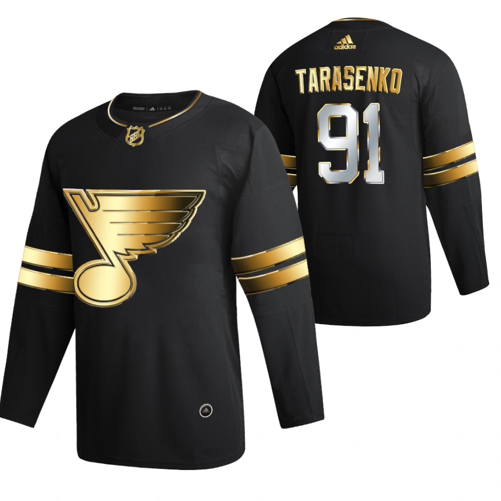 Vladimir Tarasenko St. Louis Blues Black 2021 Golden Edition Jersey Limited Authentic