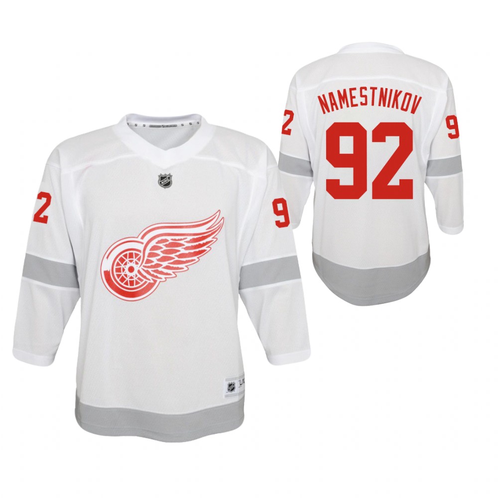 Vladislav Namestnikov Detroit Red Wings 2021 Reverse Retro White Youth Jersey Special Edition