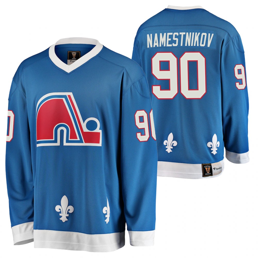 Vladislav Namestnikov Quebec Nordiques Heritage Vintage Jersey Blue