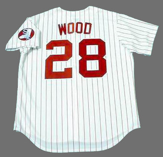 WILBUR WOOD Chicago White Sox 1970's Majestic Throwback Baseball Jersey