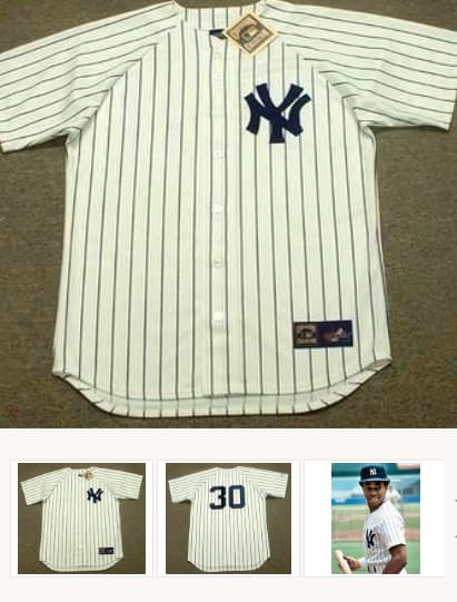 WILLIE RANDOLPH New York Yankees 1977 Majestic Cooperstown Home Jersey
