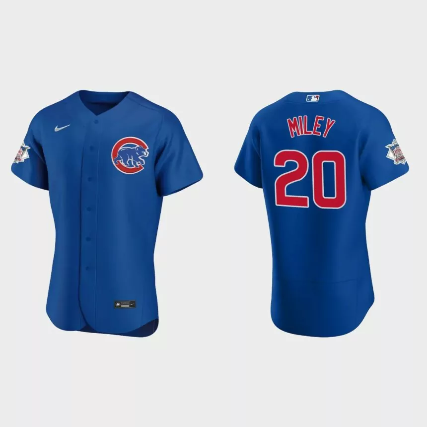 Wade Miley Chicago Cubs Authentic Alternate Jersey – Royal