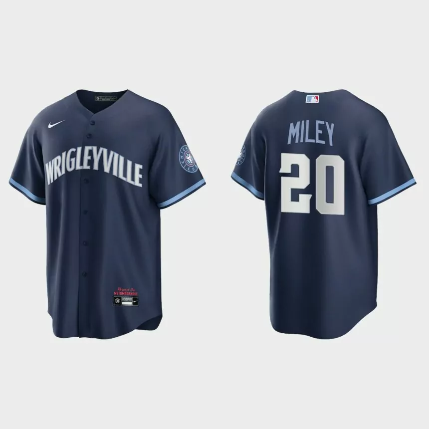 Wade Miley Chicago Cubs City Connect Replica Jersey – Navy