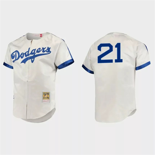 Walker Buehler Brooklyn Dodgers Cooperstown Authentic Jersey – Gray.jpg
