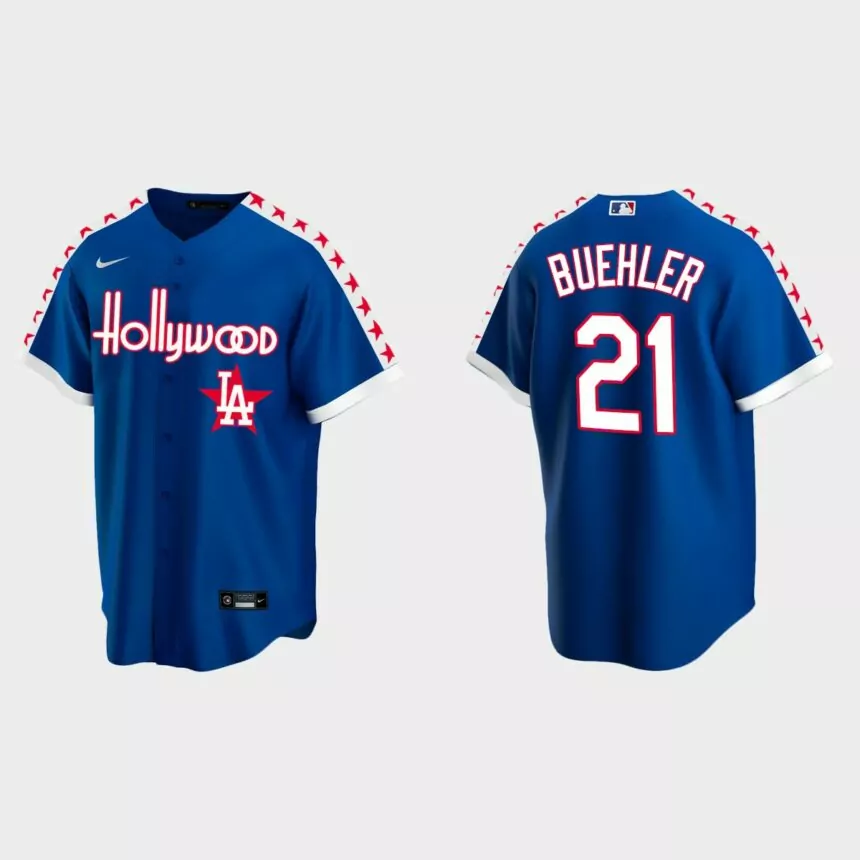 Walker Buehler Los Angeles Dodgers City Connect Special Edition jersey – Royal