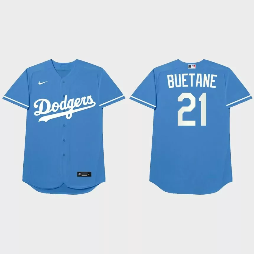 Walker Buehler Nickname Dodgers 2021 Players’ Weekend Buetane Jersey – Royal