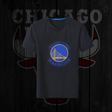 Warriors Fresh Logo Black Men's Short Sleeve T-Shirt