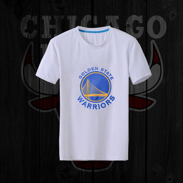 Warriors Fresh Logo White Men's Short Sleeve T-Shirt