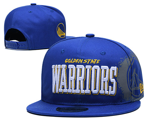 Warriors Team Logo Blue Adjustable Hat YD 1