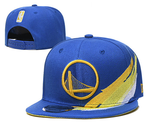 Warriors Team Logo Blue Adjustable Hat YD 1