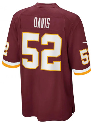 Washington #52 Jamin Davis Red Limited Jersey