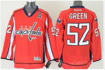 Washington Capitals #52 Mike Green Red Stitched NHL Jersey