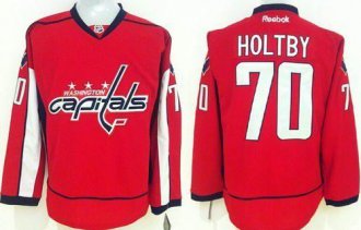 Washington Capitals #70 Braden Holtby Red Stitched NHL Jersey