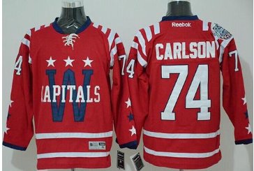 Washington Capitals #74 John Carlson 2015 Winter Classic Red Stitched NHL Jersey