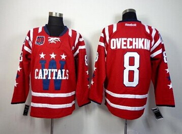 Washington Capitals #8 Alex Ovechkin 2015 Winter Classic Red(40th Anniversary) Stitched NHL Jersey