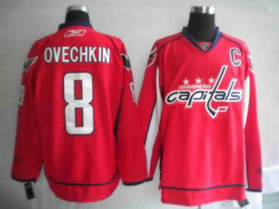 Washington Capitals 8 Alex Ovechkin Red C patch