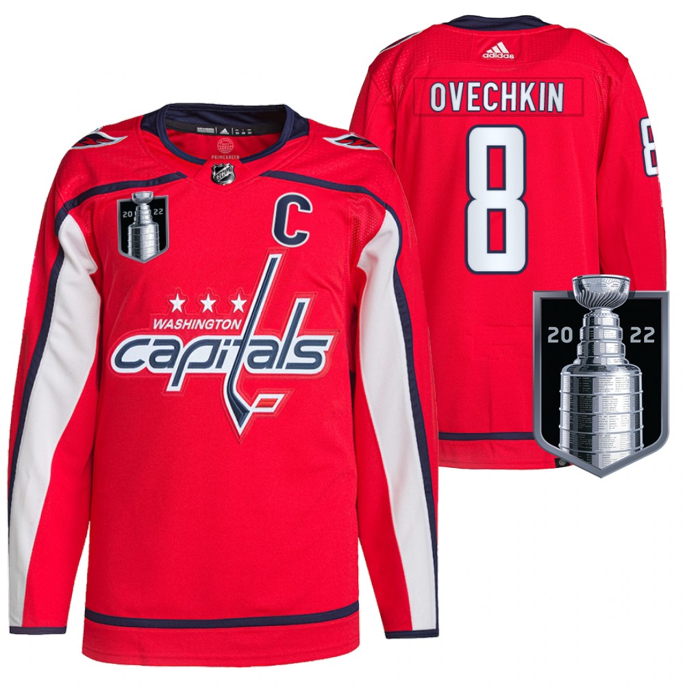 Washington Capitals Alexander Ovechkin Red 2022 Stanley Cup Playoffs Authentic Pro Jersey