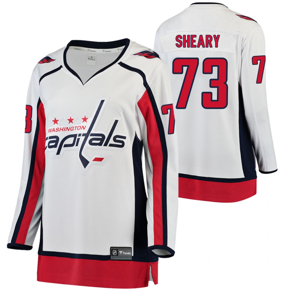 Washington Capitals Conor Sheary White 2020-21 Away Breakaway Player Jersey