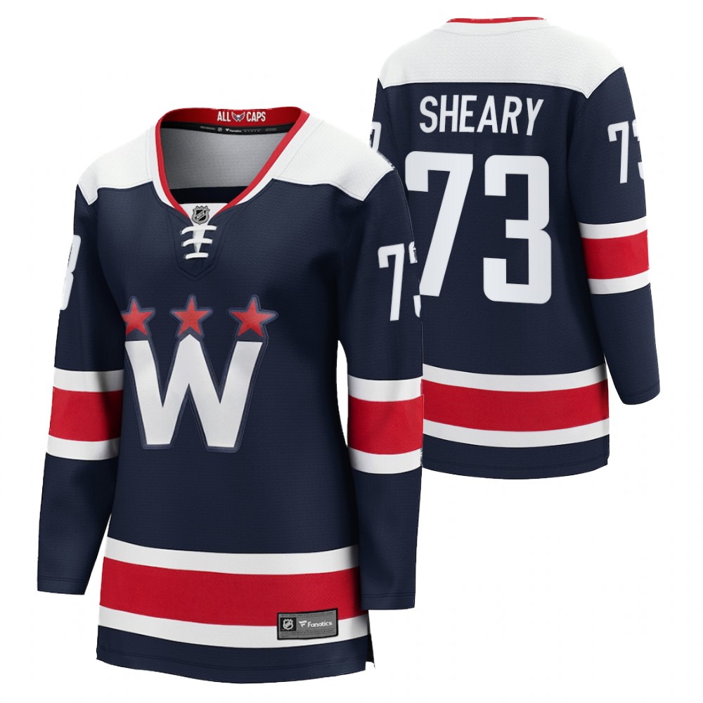 Washington Capitals Conor Sheary Women Navy 2020-21 Alternate Jersey
