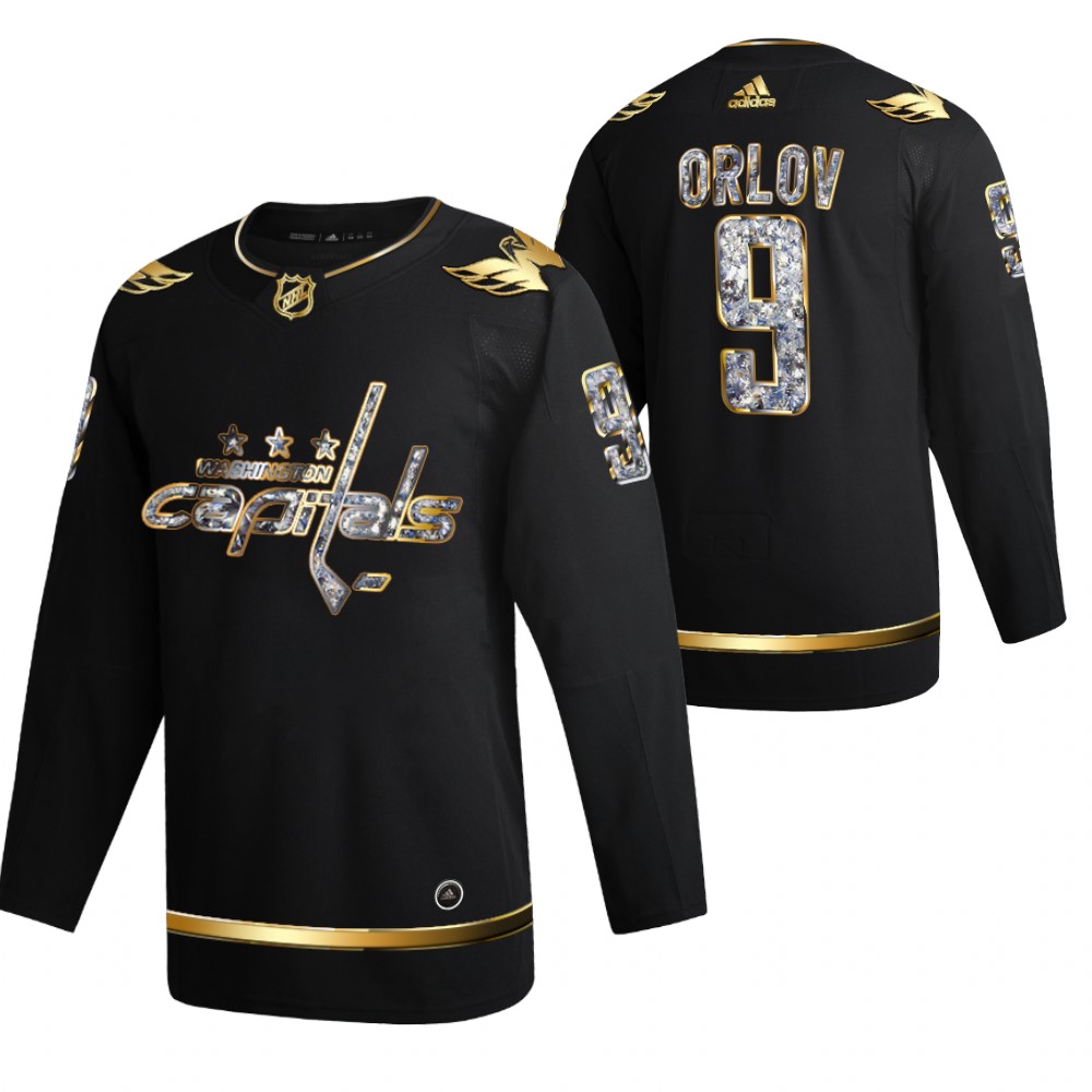 Washington Capitals Dmitry Orlov Black 2022 Stanley Cup Playoffs Diamond Edition Jersey