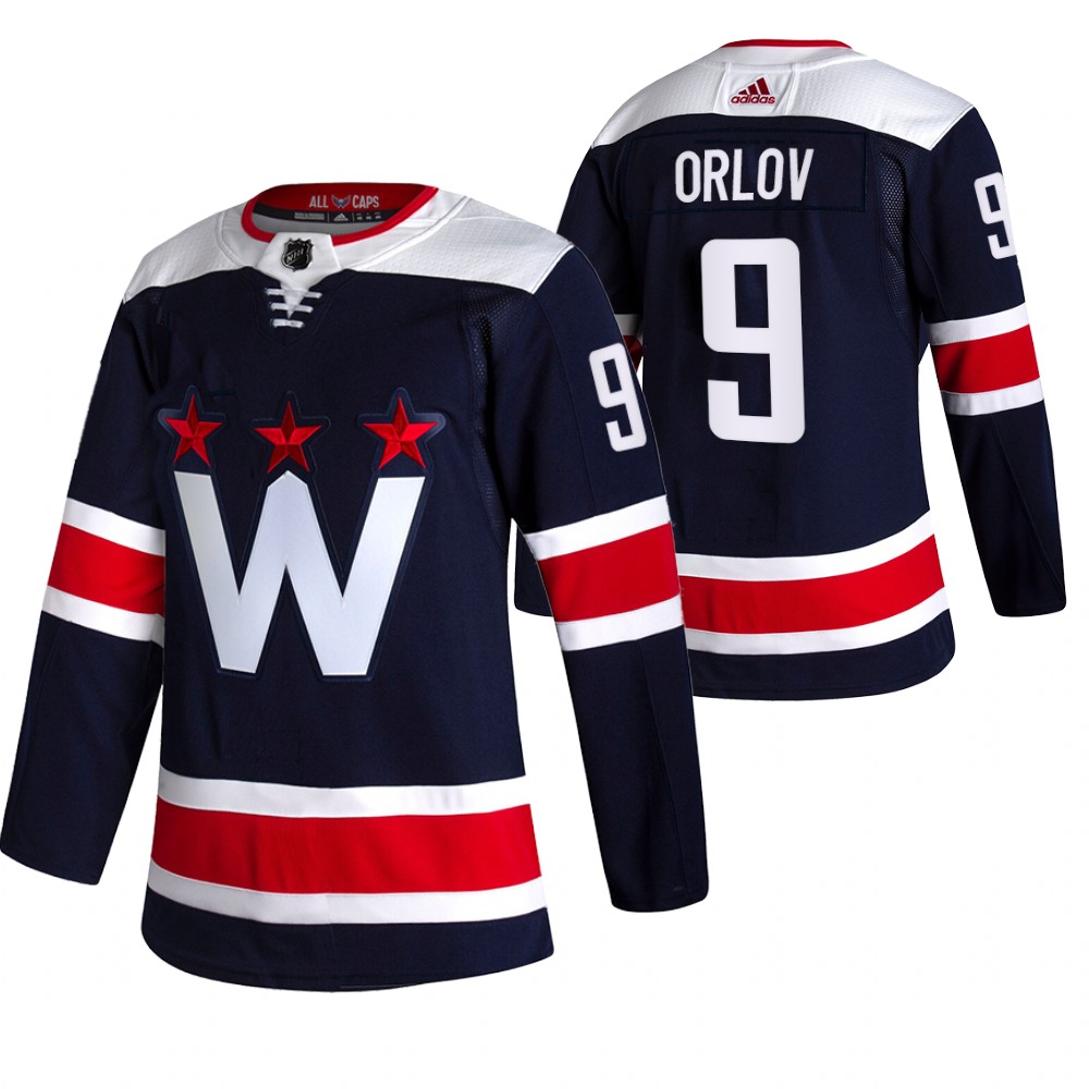 Washington Capitals Dmitry Orlov Navy 2020-21 Alternate Third Authentic Jersey
