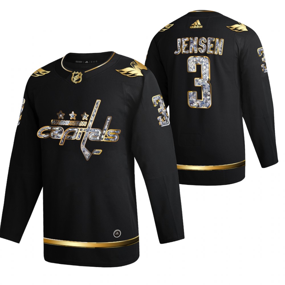 Washington Capitals Nick Jensen Black 2022 Stanley Cup Playoffs Diamond Edition Jersey