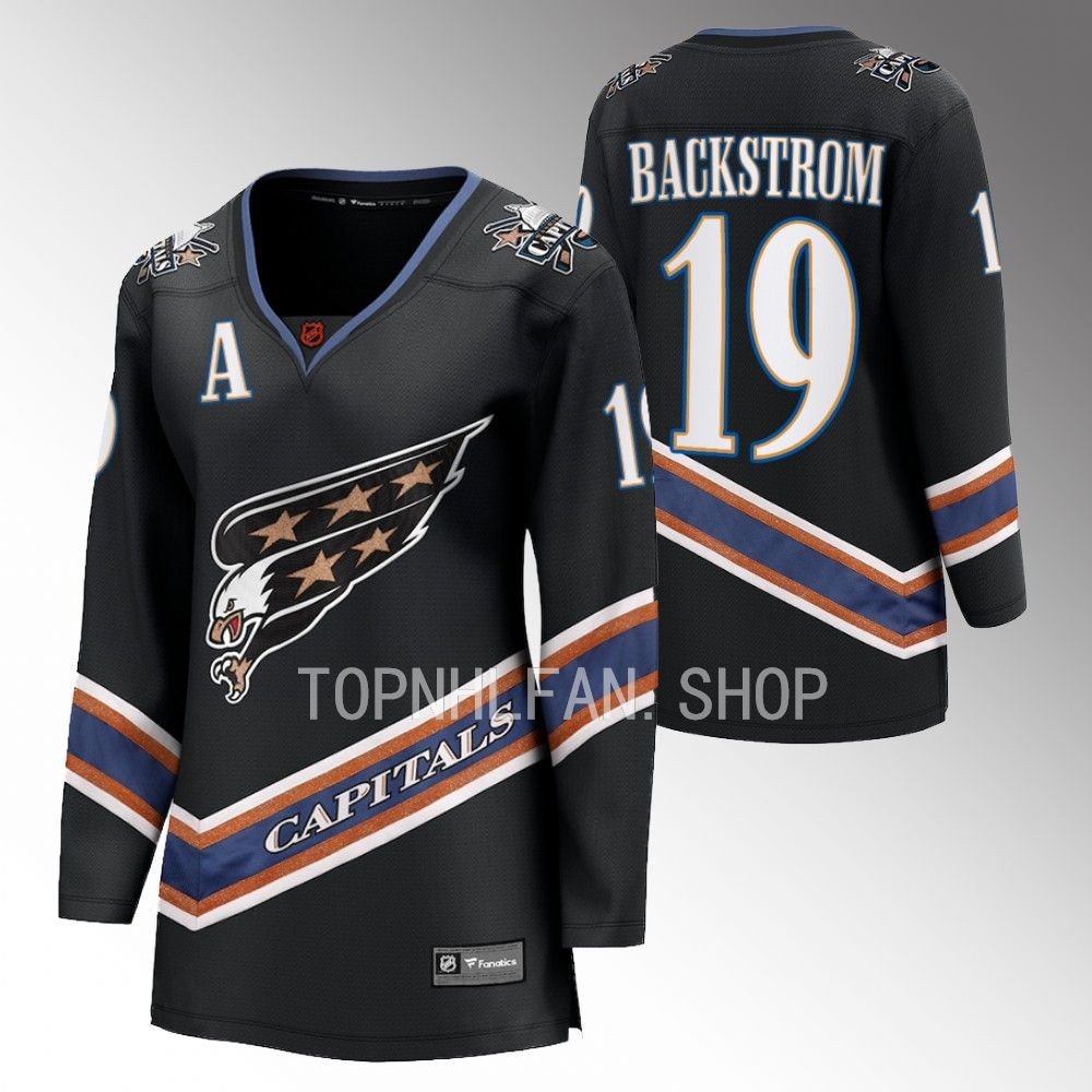 Washington Capitals Nicklas Backstrom Women Black 2022 Special Edition 2.0 Jersey