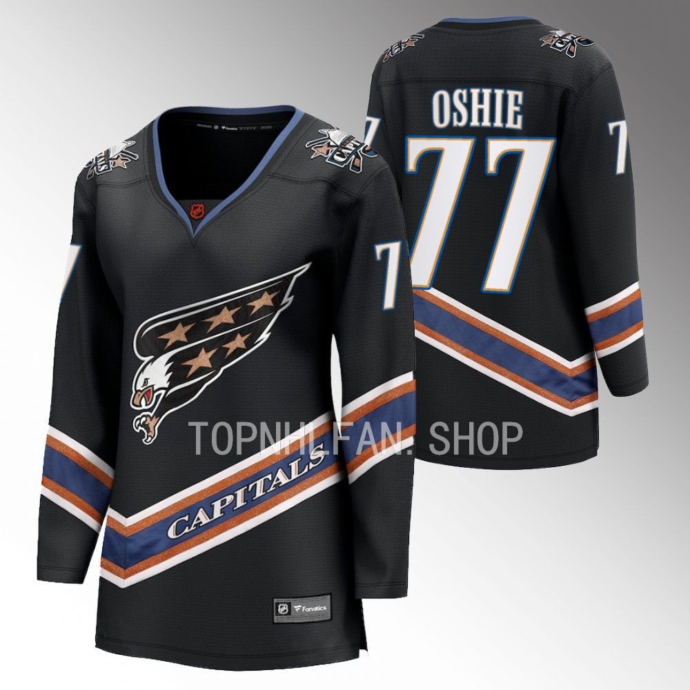 Washington Capitals T.J. Oshie Women Black 2022 Special Edition 2.0 Jersey