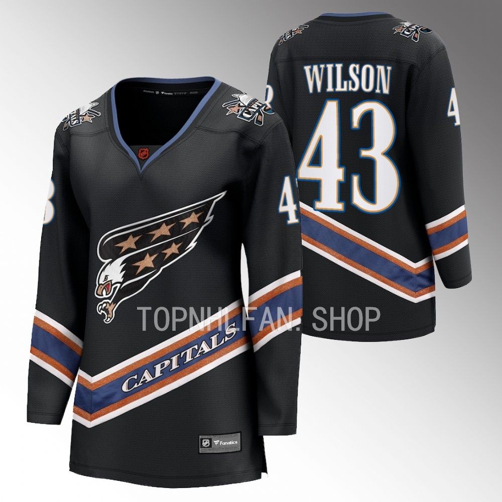 Washington Capitals Tom Wilson Women Black 2022 Special Edition 2.0 Jersey