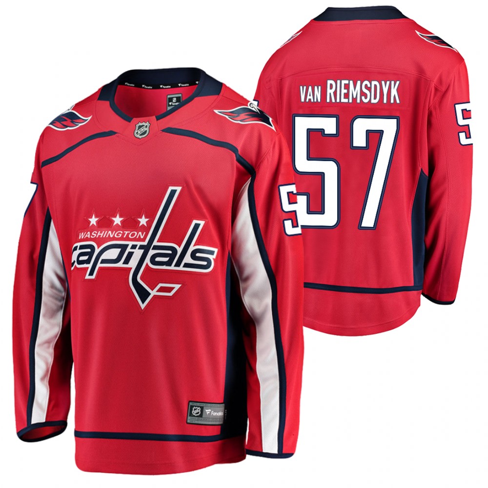 Washington Capitals Trevor van Riemsdyk Red Home Breakaway Player 2020-21 Jersey